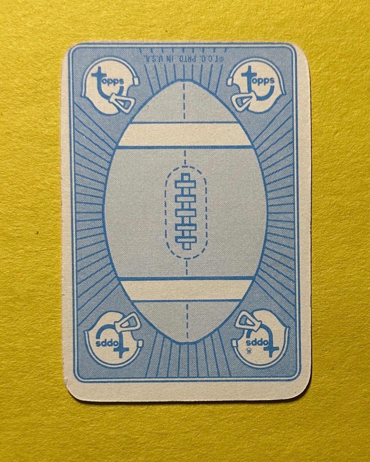 1971 TOPPS JOE NAMATH 5 YARD LOSS #3 JETS HOF