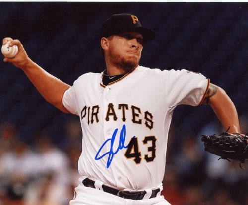 SEAN GALLAGHER PITTSBURGH PIRATES SIGNED 8X10 PHOTO COA