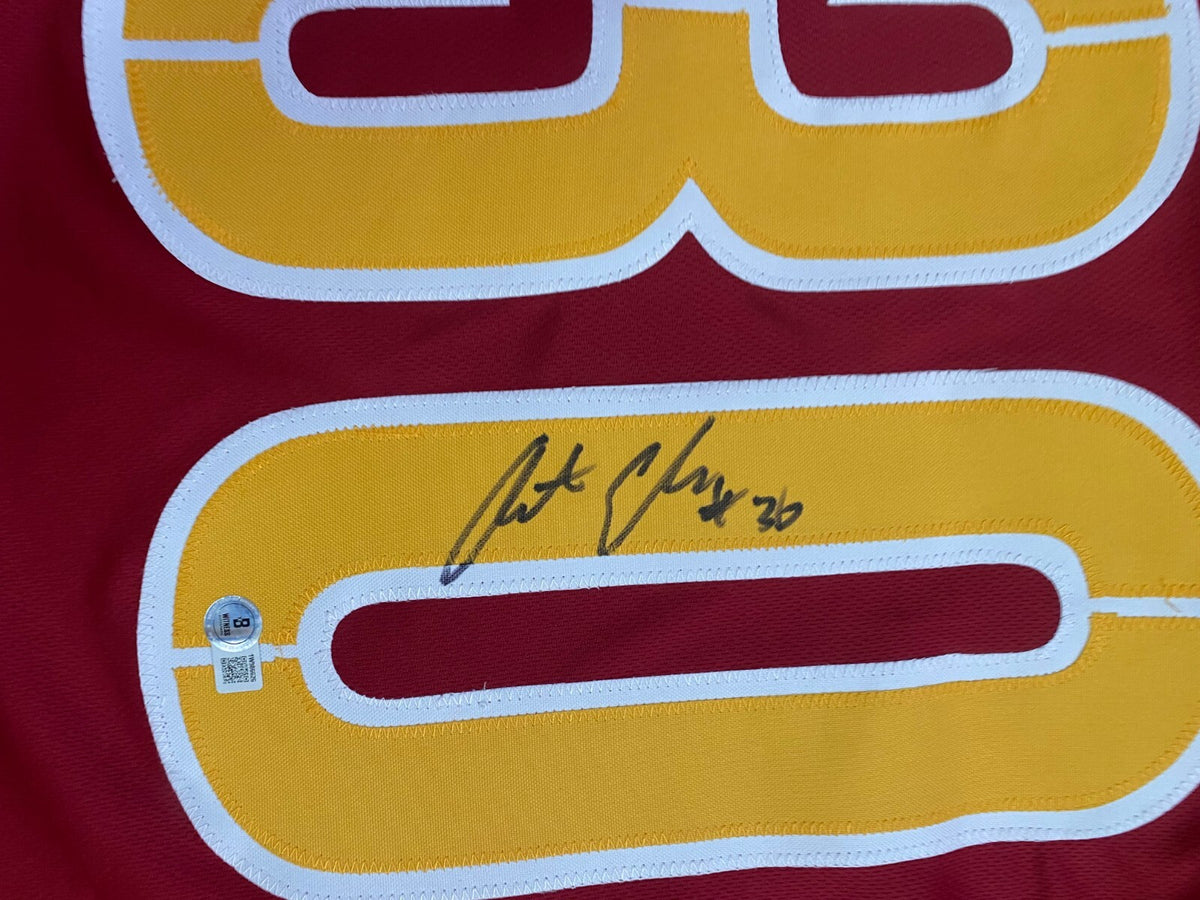 AUSTIN ECKELER #30 WASHINGTON COMMANDERS SIGNED AUTOGRAPH CUSTOM JERSEY BECKETT