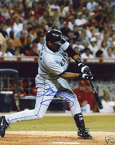 JOLBERT CABRERA  SEATTLE MARINERS  SIGNED 8X10