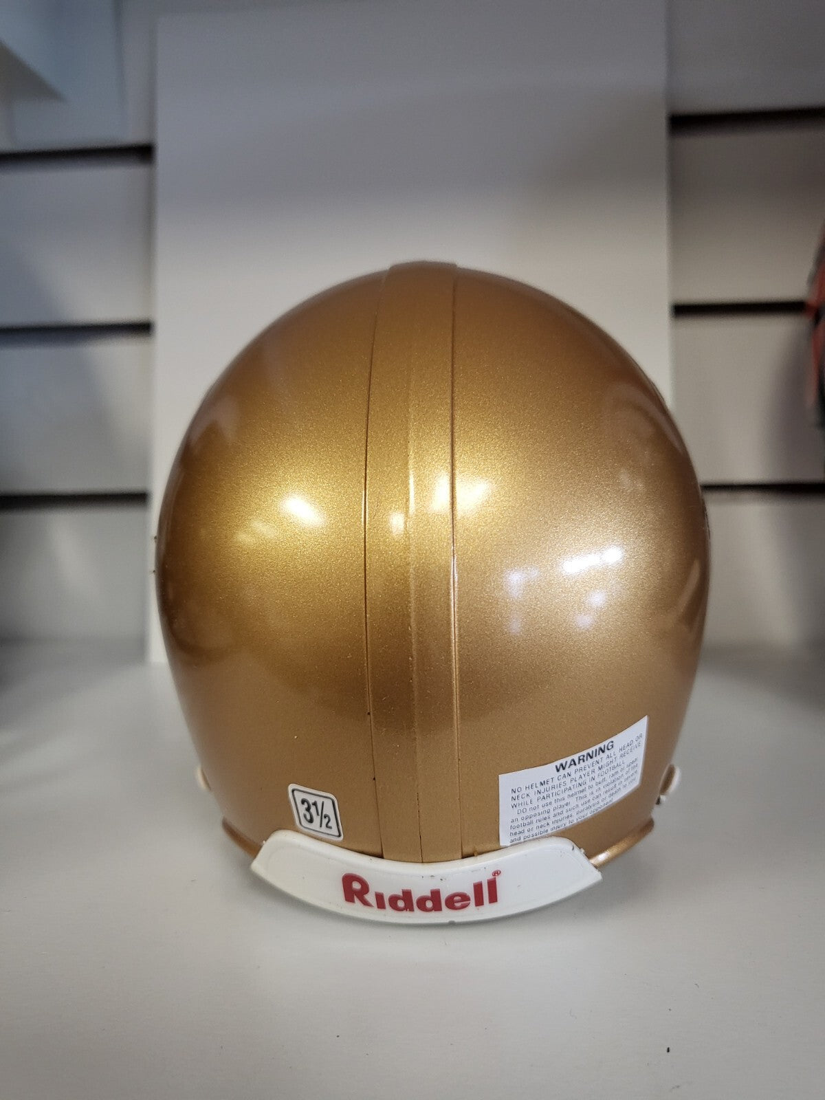 HEISMAN TROPHY CLASSIC LOGO UNSIGNED RIDDELL MINI HELMET RARE