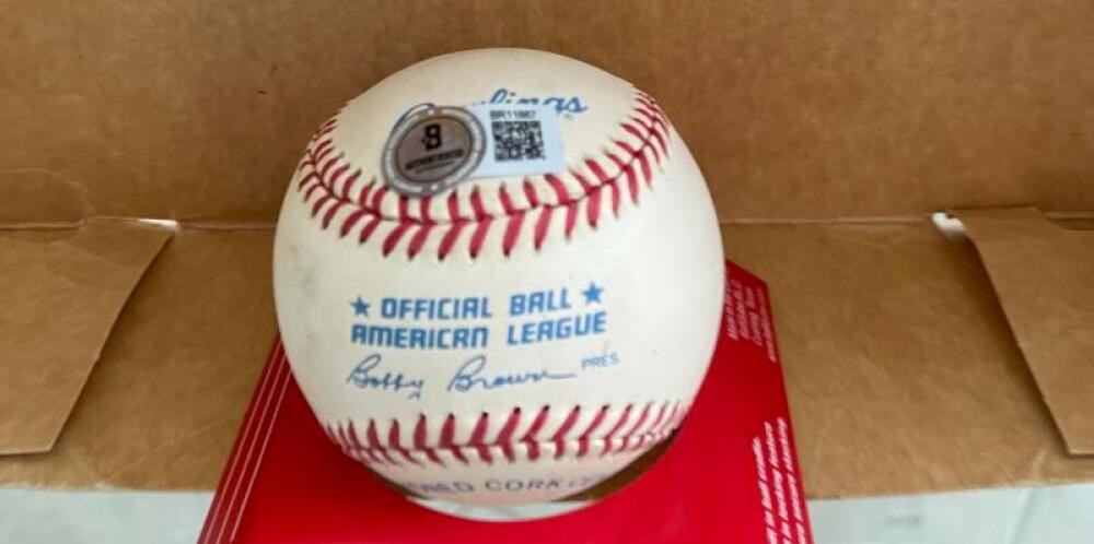 DEAN CHANCE 1969 CY SIGNED AUTO VINTAGE A.L. BASEBALL BECKETT AUTH