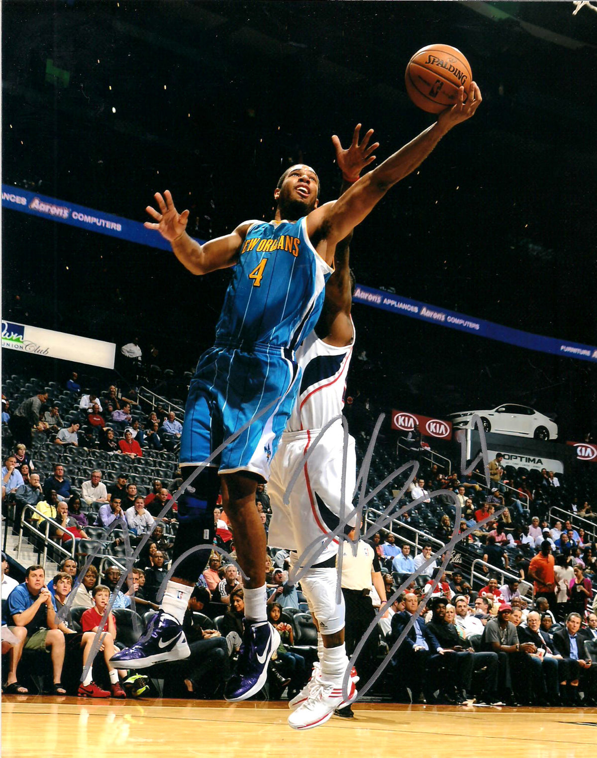 XAVIER HENRY NEW ORLEANS HORNETS AUTOGRAPHED SIGNED 8X10 PHOTO W/COA