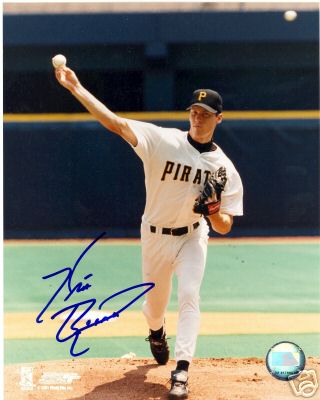 KRIS BENSON PITTSBURGH PIRATES SIGNED 8X10 PHOTO W/COA