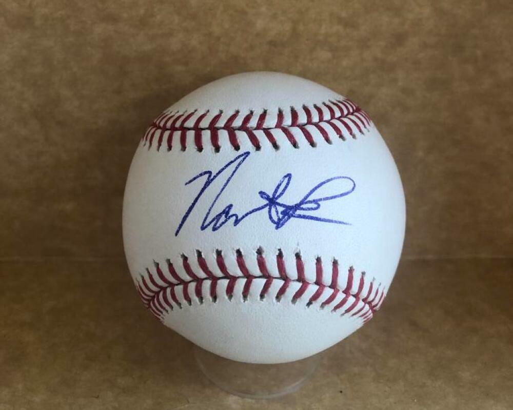 NATE PEARSON TORONTO BLUE JAYS ROOKIE YEAR SIGNED M.L. BASEBALL BECKETT R42039