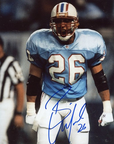 BO ORLANDO  HOUSTON  OILERS    SIGNED 8X10 PHOTO