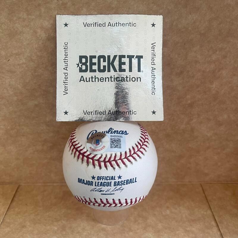 RODNEY MCCRAY WHITE SOX/METS SIGNED AUTOGRAPHED M.L BASEBALL BECKETT AUTHENTICAT