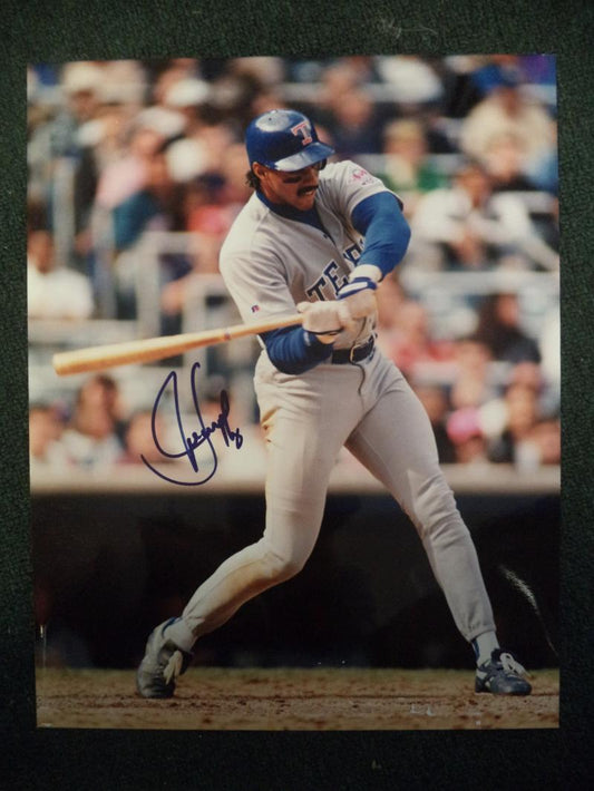 JUAN GONZALEZ TEXAS RANGERS SIGNED AUTOGRAPHED 11X14 PHOTO W/COA