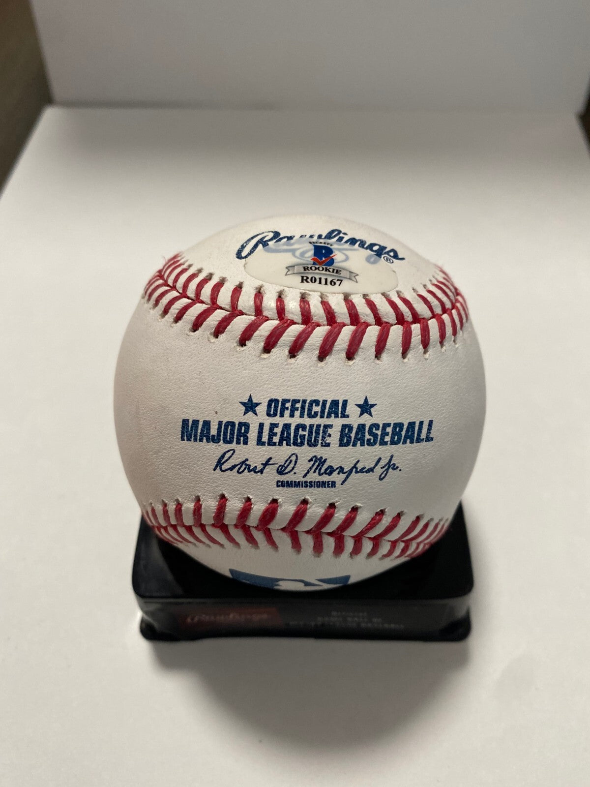 SANDY BAEZ DETROIT TIGERS SIGNED AUTOGRAPHED M.L. BASEBALL BECKETT