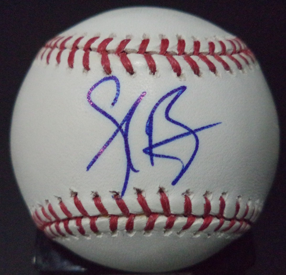 SCOTT BARNES CLEVELAND INDIANS SIGNED AUTOGRAPHED ROMLB BASEBALL W/COA