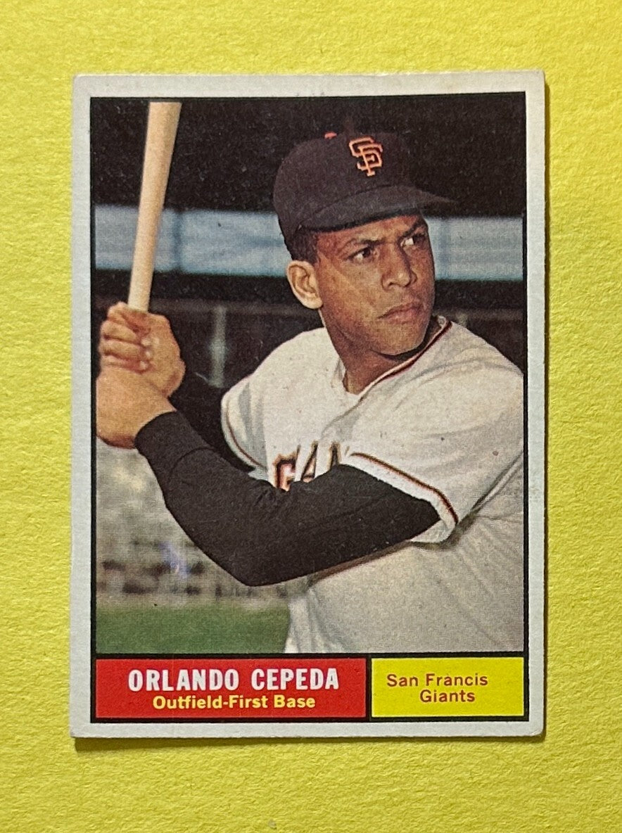 1961 TOPPS ORLANDO CEPEDA #435 GIANTS HOF