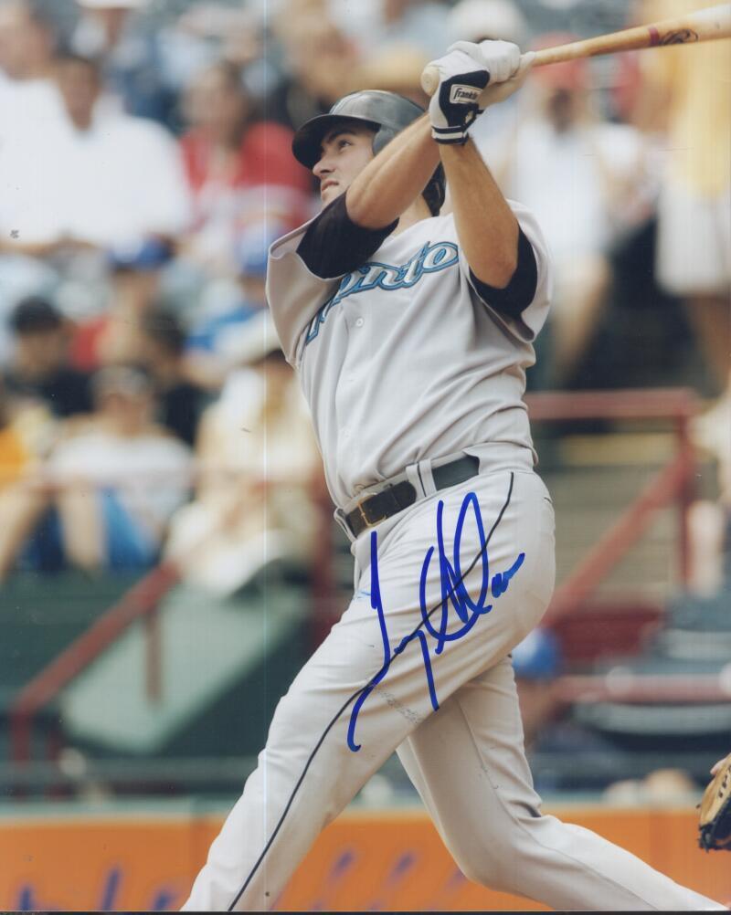 TROY GLAUS BLUE JAYS SIGNED AUTOGRAPHED 8X10 PHOTO W/ COA