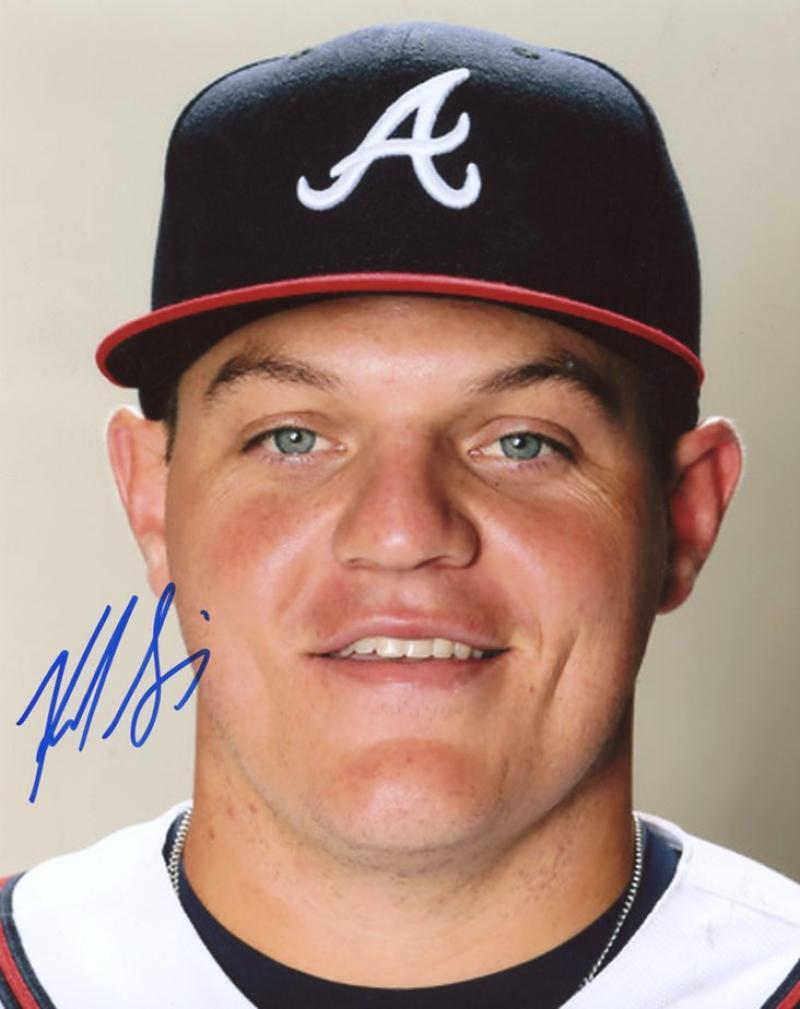 KADE SCIVICIQUE ATLANTA BRAVES SIGNED AUTOGRAPHED 8X10 PHOTO W/COA