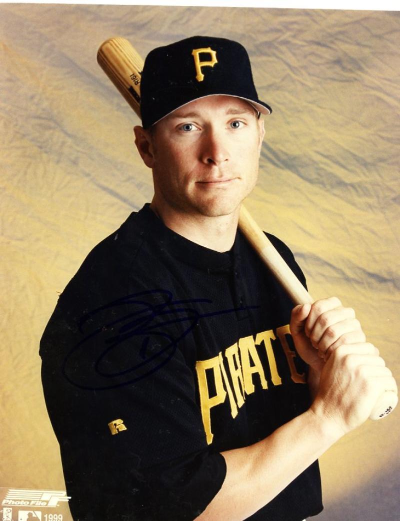 BRANT BROWN PITTSBURGH PIRATES SIGNED AUTOGRAPHED 8X10 PHOTO W/COA 