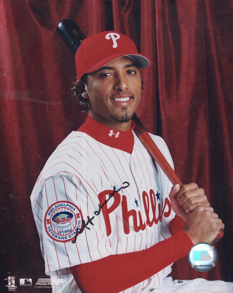 ANDERSON MACHADO PHILLIES  SIGNED AUTOGRAPHED 8X10 PHOTO W/ COA