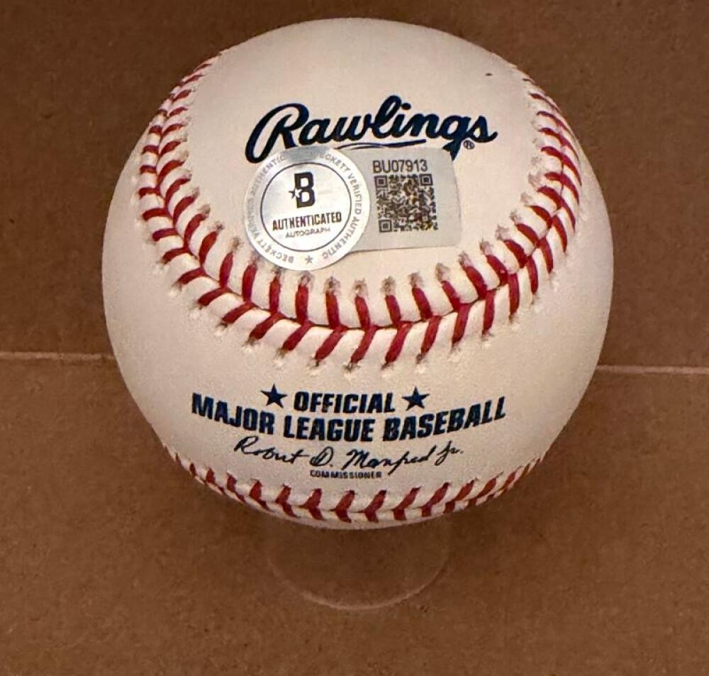 DAVE CASH PIRATES 71 WSC SIGNED AUTO M.L. BASEBALL BECKETT AUTH