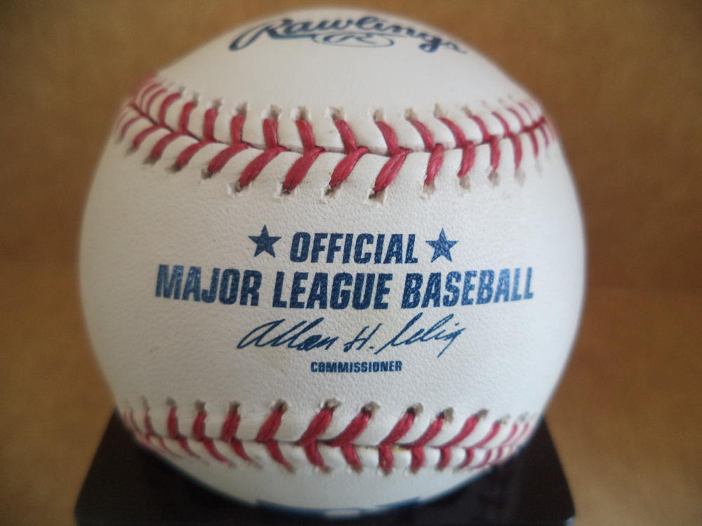 MIKE RODRIGUEZ HOUSTON ASTROS SIGNED AUTOGRAPHED M.L. BASEBALL W/COA