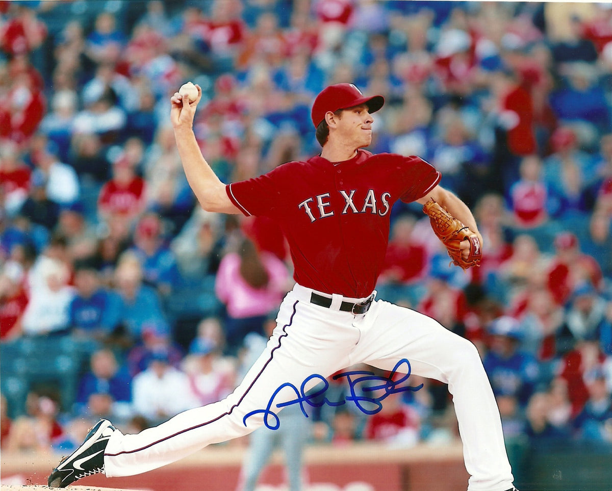 NICK TEPESCH TEXAS RANGERS SIGNED AUTOGRAPHED 8x10 PHOTO W/COA HORIZONTAL