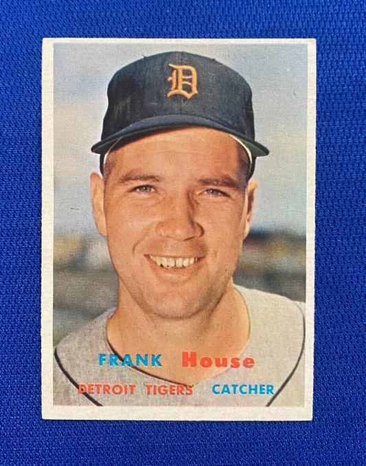 1957 TOPPS FRANK HOUSE DETROIT TIGERS #223 CARD VINTAGE SET-BREAK