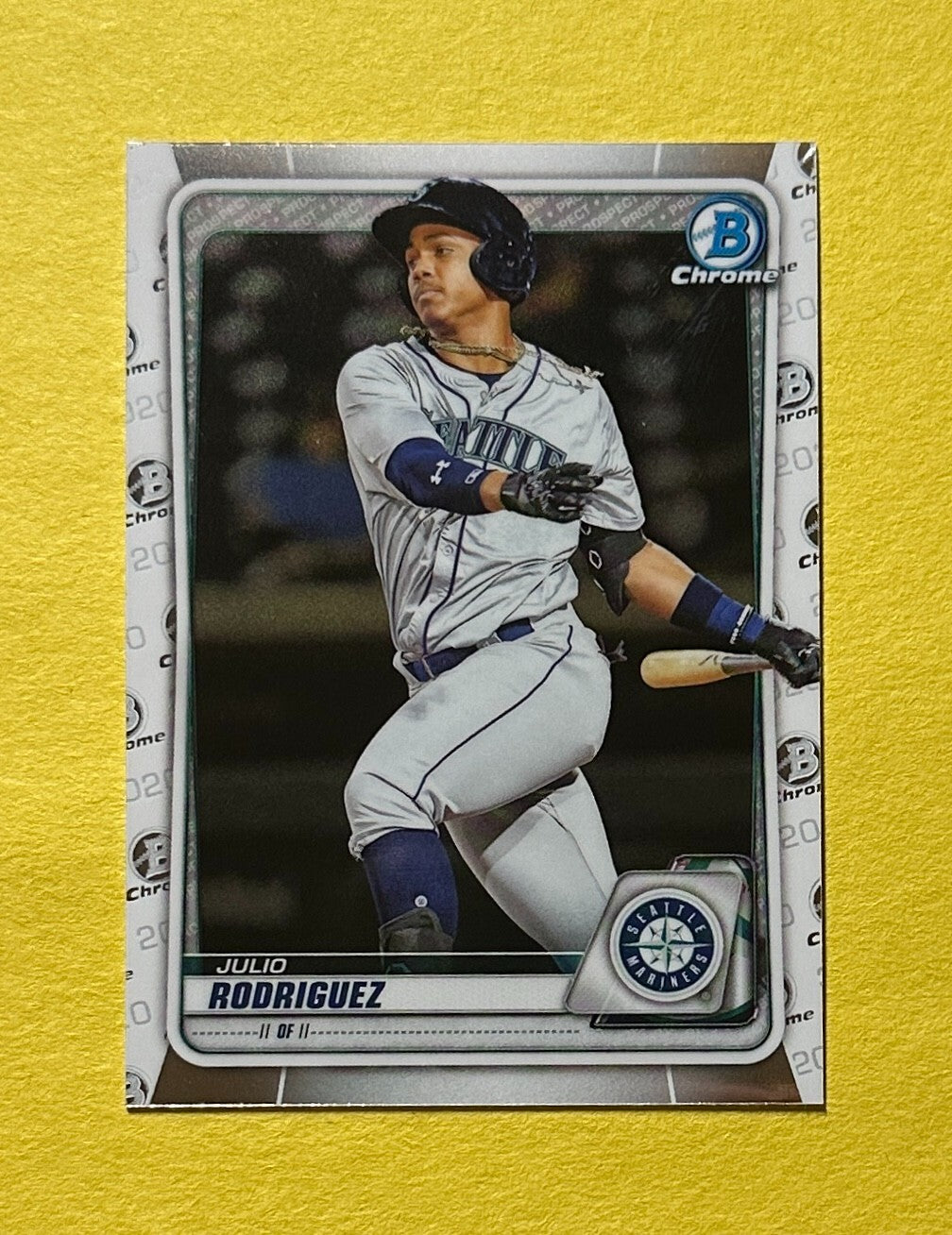 2020 BOWMAN CHROME JULIO RODRIGUEZ #BCP-175 MARINERS