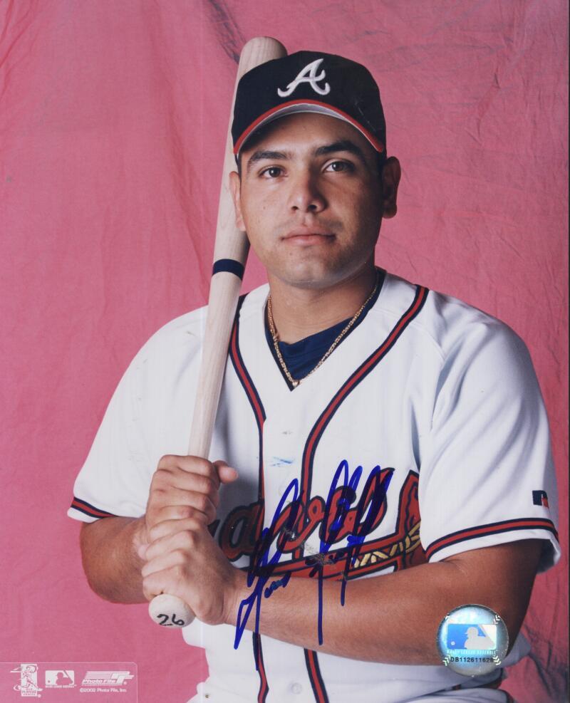 STEVE TORREALBA BRAVES SIGNED AUTOGRAPHED 8X10 PHOTO W/ COA