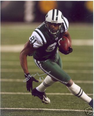 JUSTIN MCCAREINS NEW YORK JETS SIGNED 8X10 PHOTO W/COA