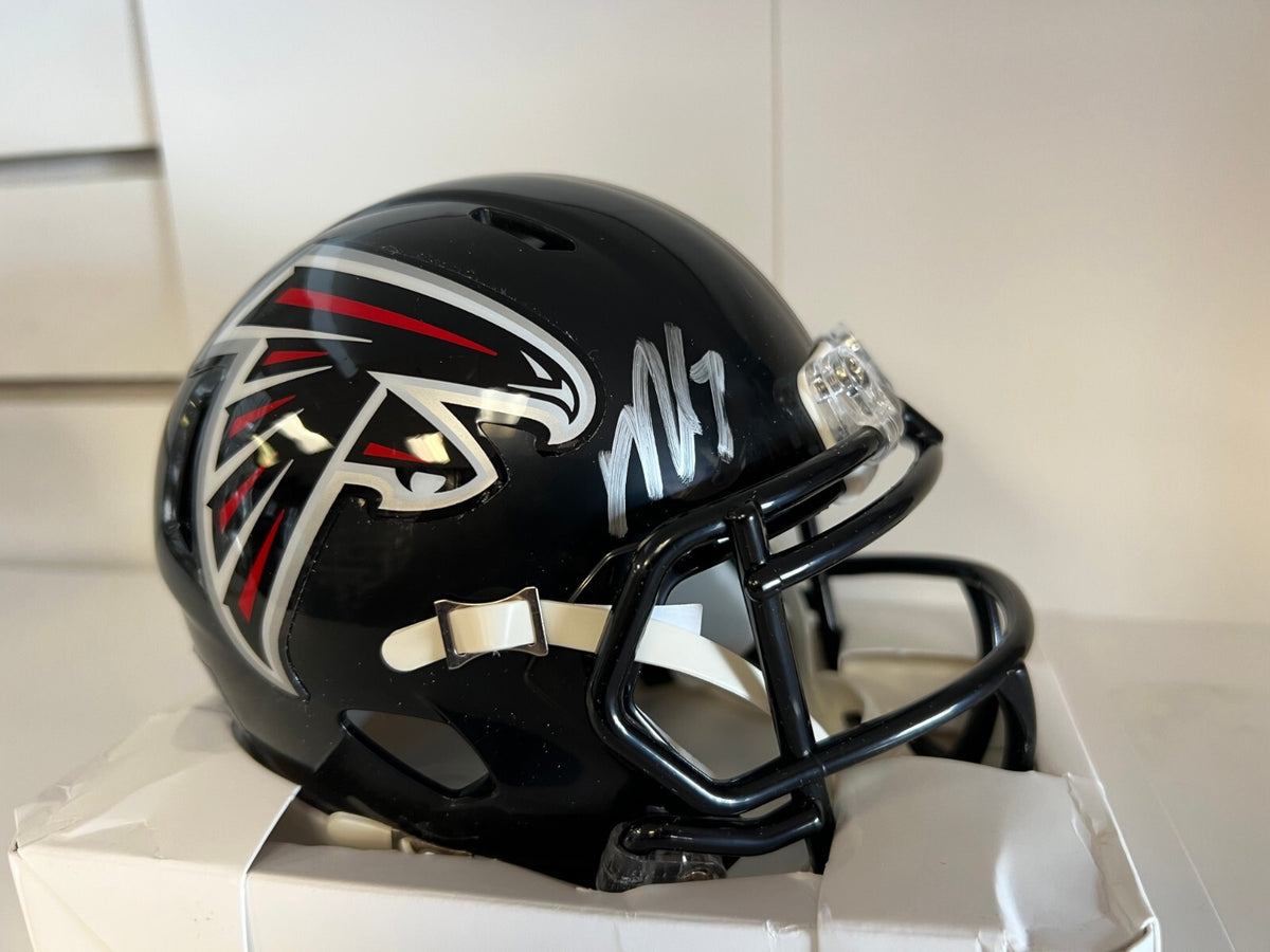 MICHAEL VICK ATLANTA FALCONS SIGNED AUTOGRAPHED MINI HELMET BECKETT