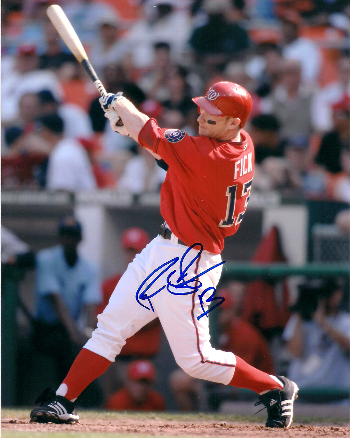 ROBERT FICK WASHINGTON NATIONALS AUTOGRAPHED SIGNED 8X10 PHOTO W/COA