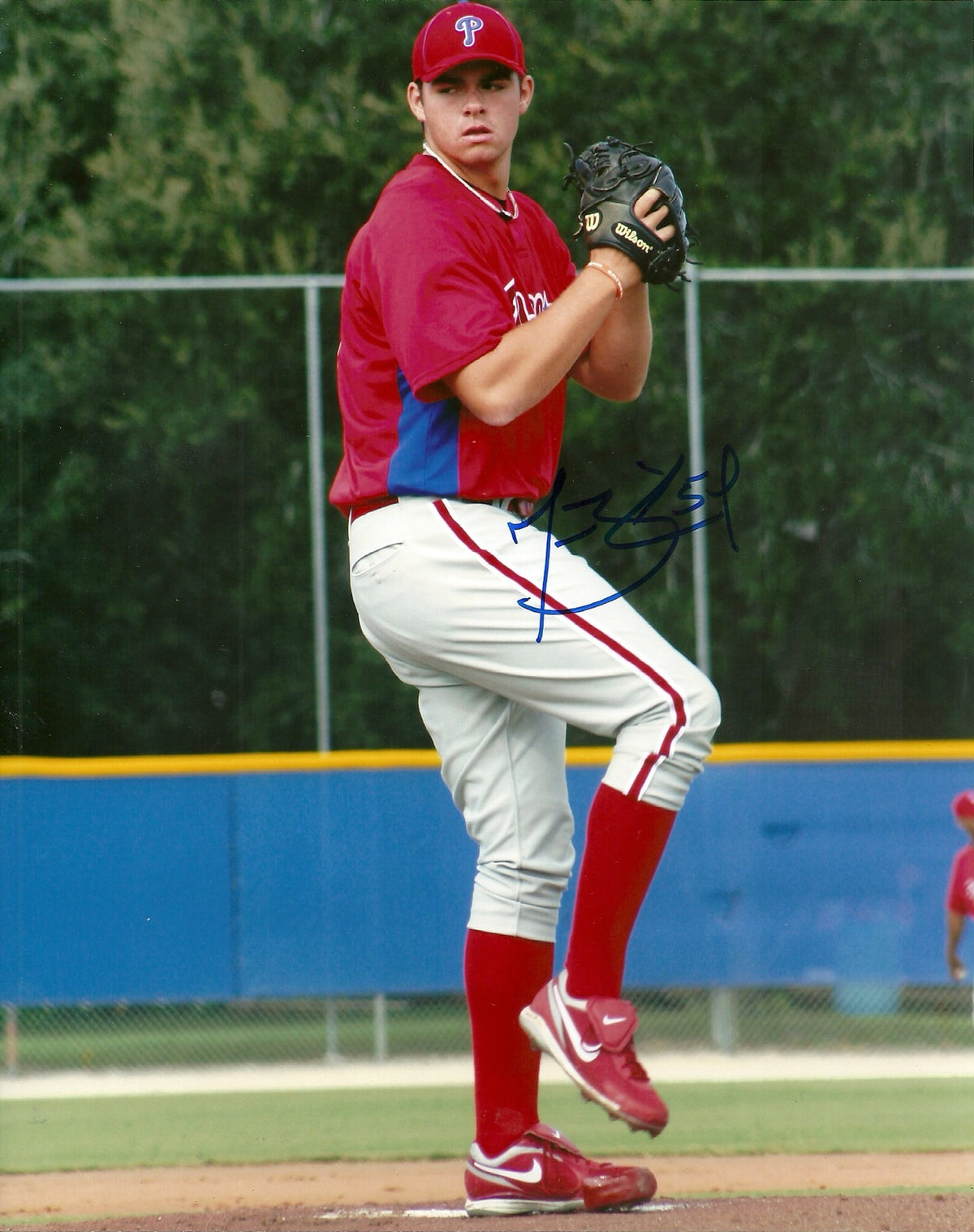 JESSE BIDDLE PHILADELPHIA PHILLIES SIGNED AUTOGRAPHED 8x10 PHOTO W/COA
