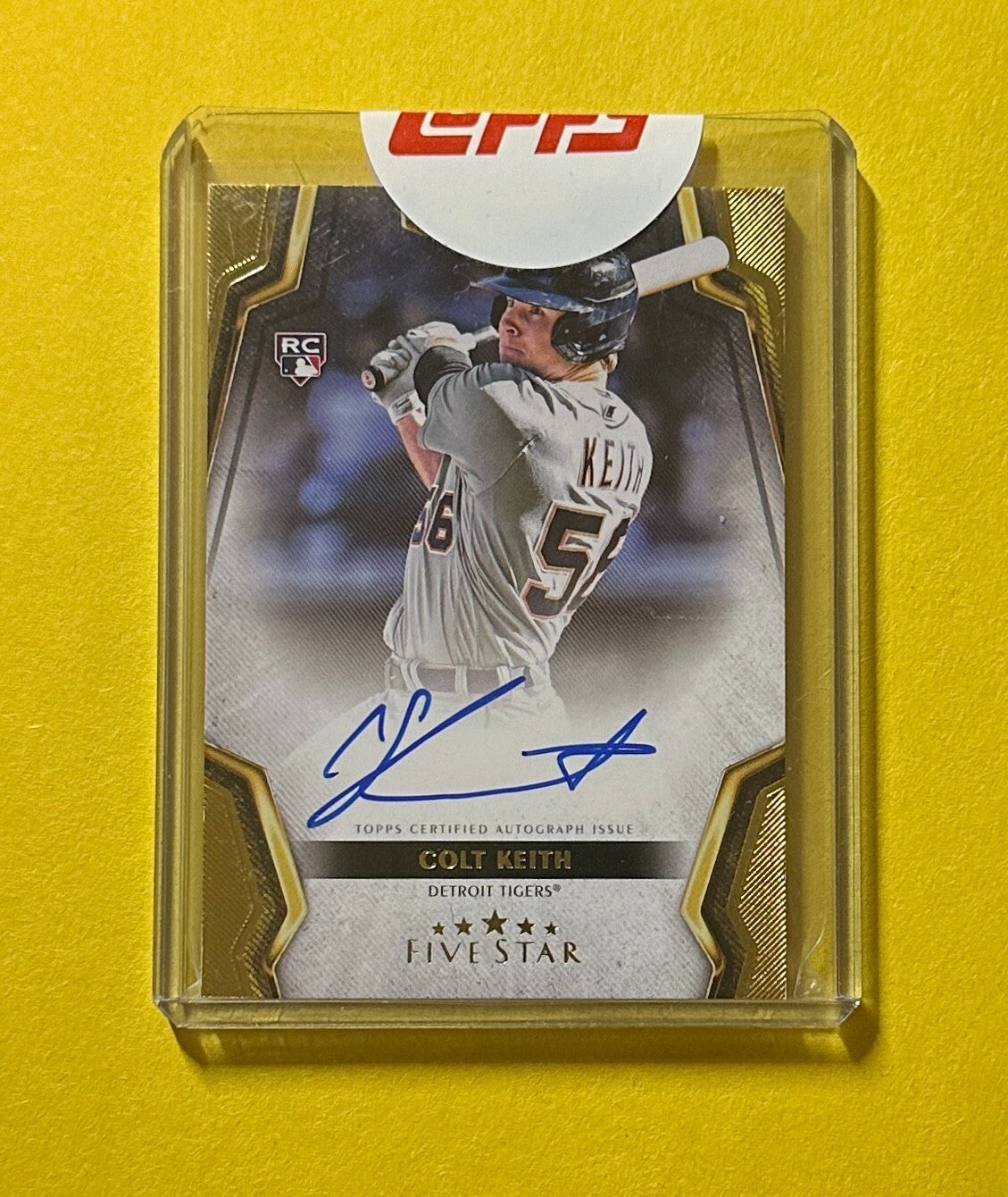 2024 TOPPS FIVE STAR COLT KEITH ROOKIE AUTO #FSA-CK TIGERS