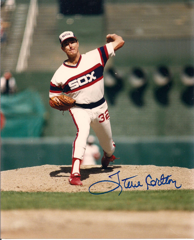 STEVE CARLTON CHICAGO WHITE SOX SIGNED 8X10 PHOTO W/COA
