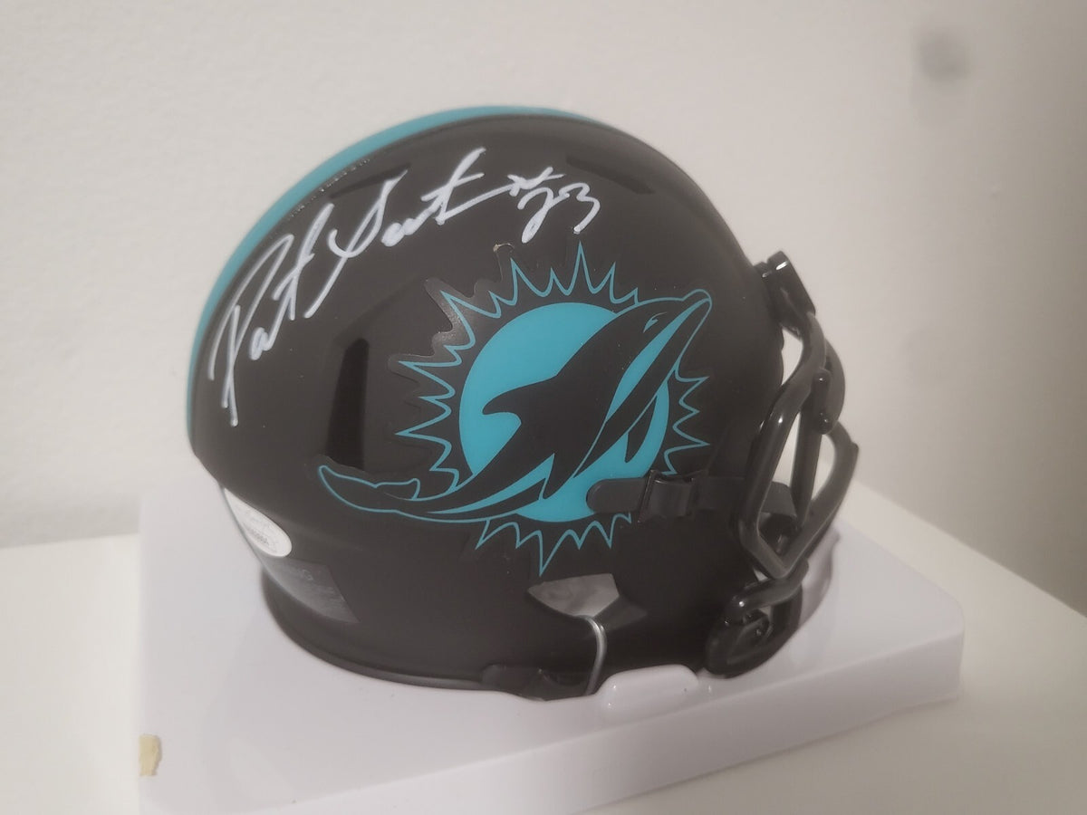 PATRICK SURTAIN MIAMI DOLPHINS SIGNED AUTOGRAPHED AUTO ECLIPSE MINI HELMET JSA