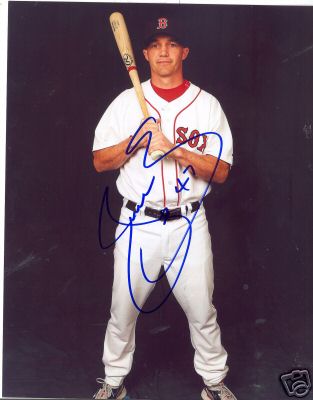 JOE  MCEWING  BOSTON  RED SOX    SIGNED 8X10
