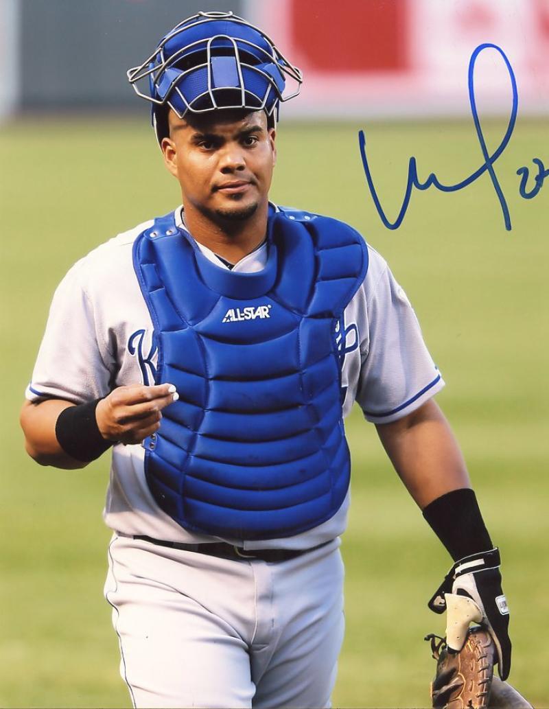 BRAYAN PENA KANSAS CITY ROYALS SIGNED 8X10 PHOTO W/COA