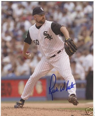 RICK WHITE CHICAGO WHITE SOX SIGNED 8X10 PHOTO W/COA
