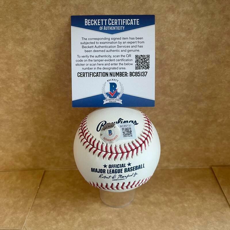 BRIAN BOEHRINGER YANKEES 96 WS CHAMPS SIGNED AUTO M.L. BASEBALL BAS BC85137