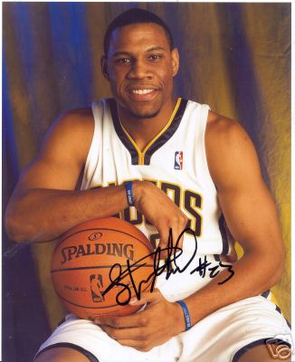 STEPHEN GRAHAM INDIANA PACERS SIGNED 8X10 PHOTO W/COA