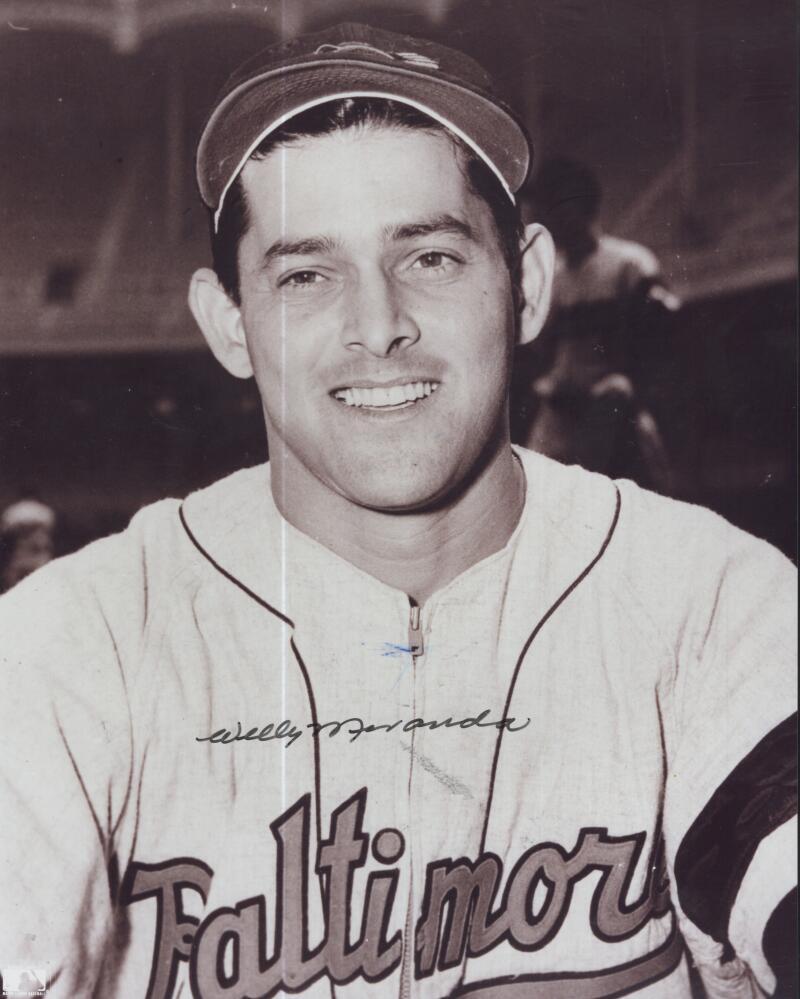 WILLY MIRANDA ORIOLES SIGNED AUTOGRAPHED 8X10 PHOTO W/ COA