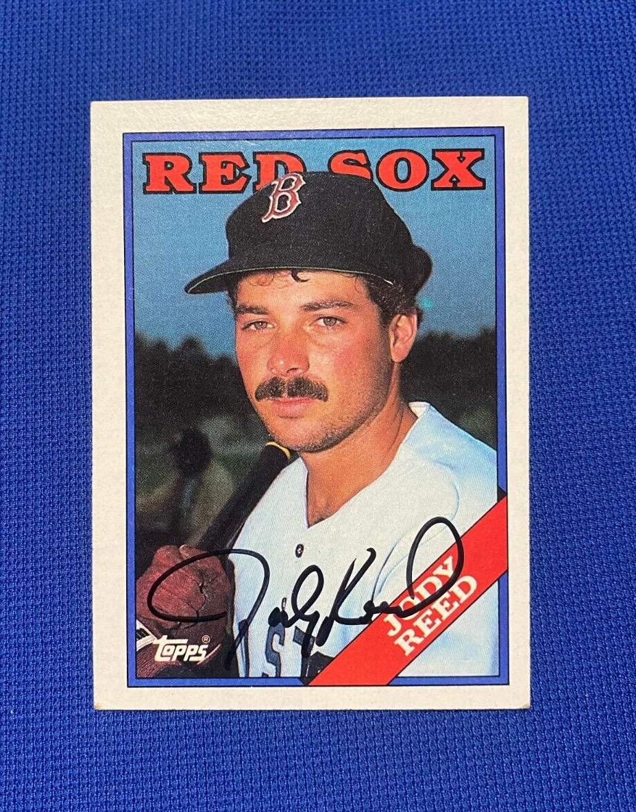 1988 TOPPS JODY REED BOSTON RED SOX SIGNED AUTOGRAPHED CARD #152 W/COA