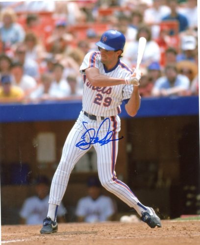 DAVE MAGADAN NEW YORK METS SIGNED 8X10 PHOTO W/COA