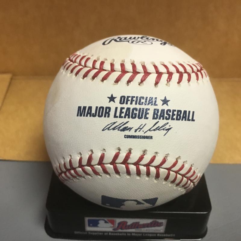 RAY SADECKI DECEASED 1973 NL CHAMPS NETS M.L. SIGNED BASEBALL W/COA