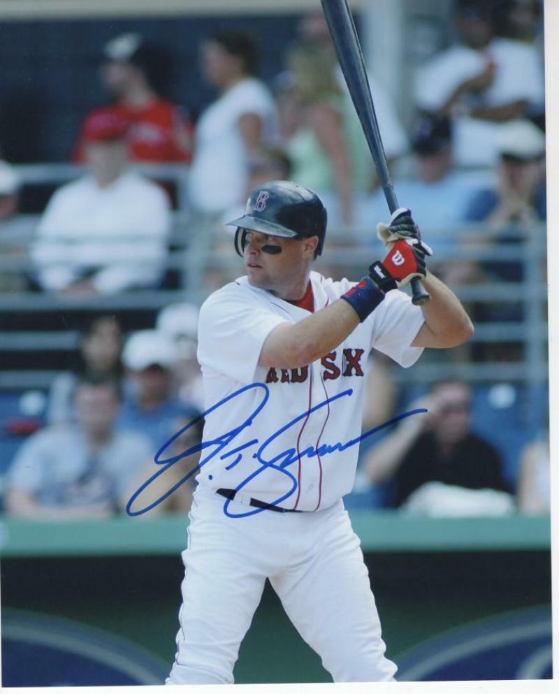 J.T. SNOW BOSTON RED SOX SIGNED AUTOGRAPHED 8X10 W/ COA