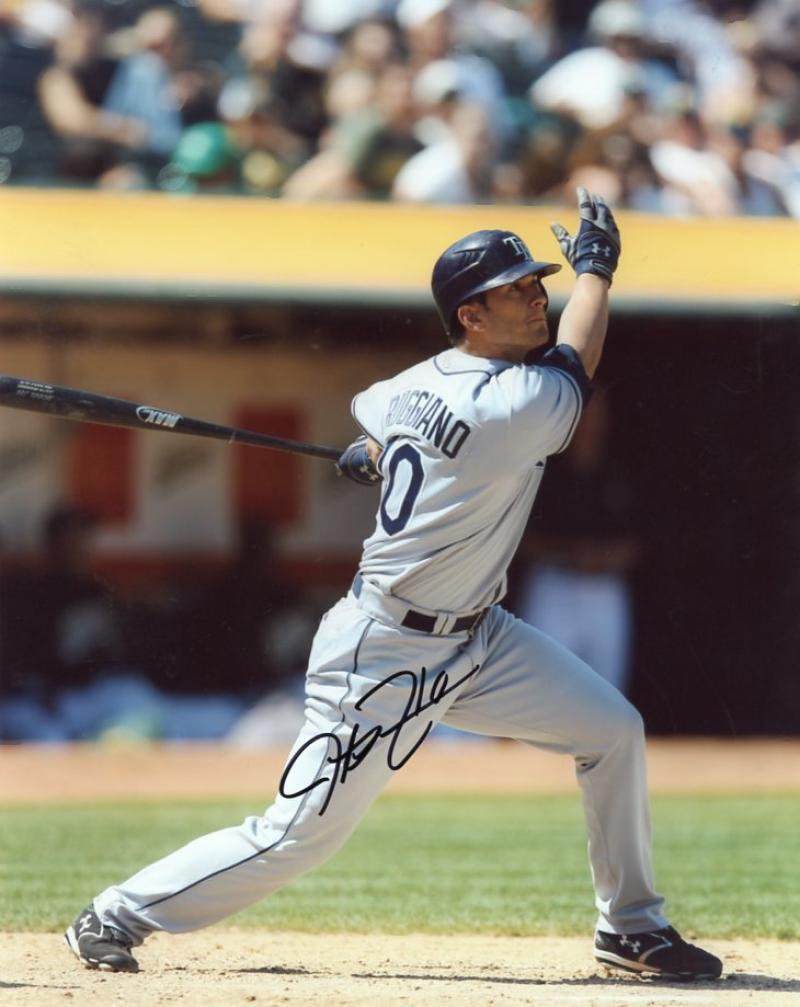 JUSTIN RUGGIANO TAMPA BAY RAYS SIGNED AUTOGRAPHED 8X10 PHOTO W/COA