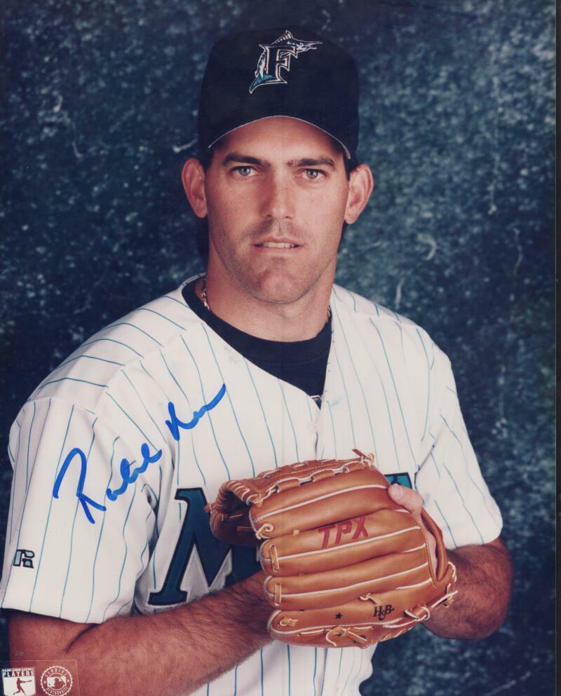 ROBB NEN FLORIDA MARLINS SIGNED AUTOGRAPHED 8X10 PHOTO W/ COA
