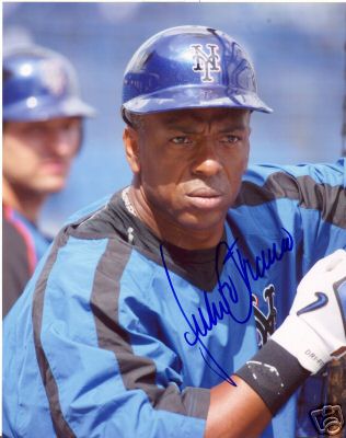 JULIO  FRANCO  NEW  YORK  METS  SIGNED 8X10