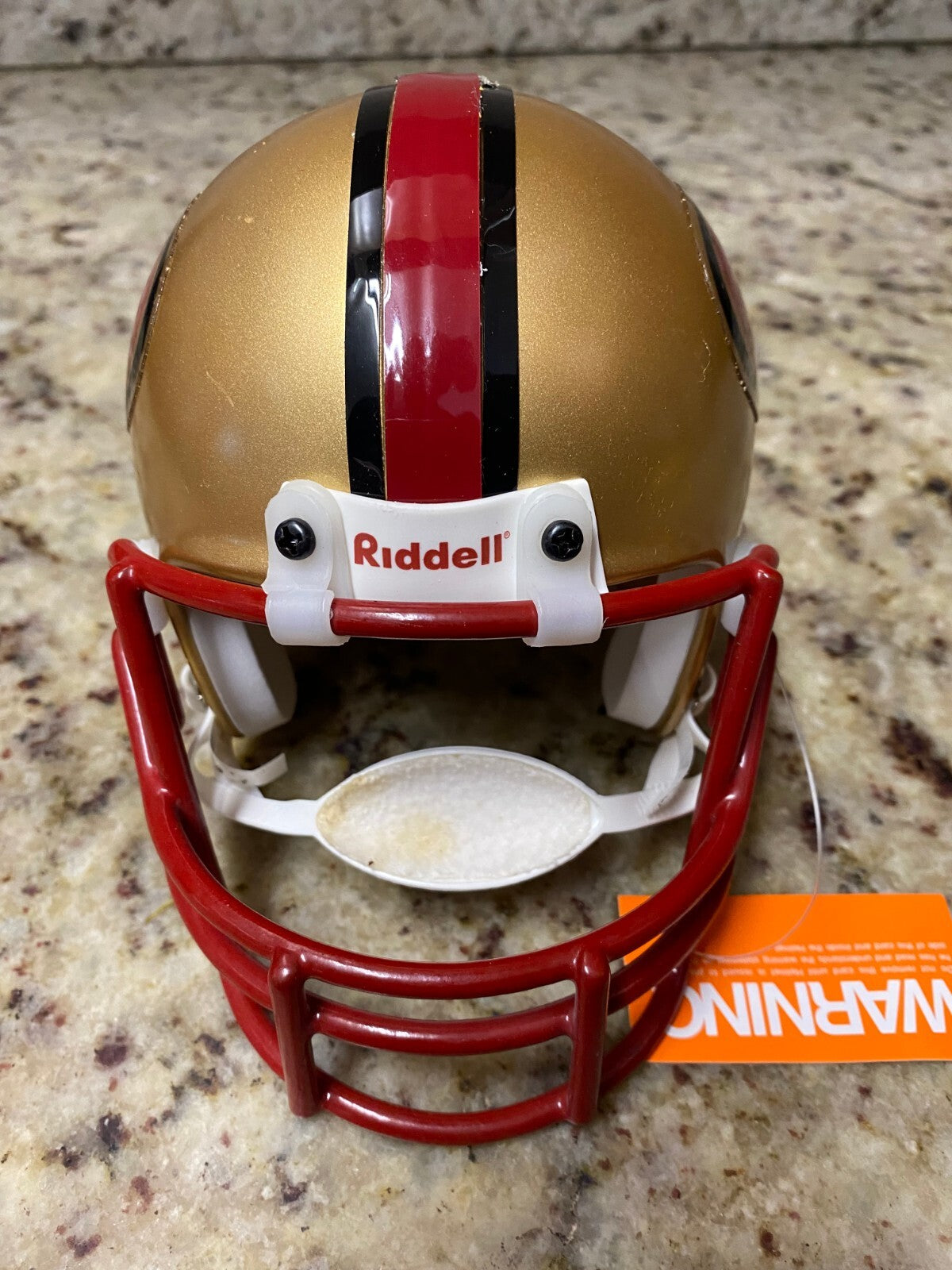 NFL SAN FRANCISCO 49ERS TEAM LOGO RIDDELL MINI HELMET UNSIGNED