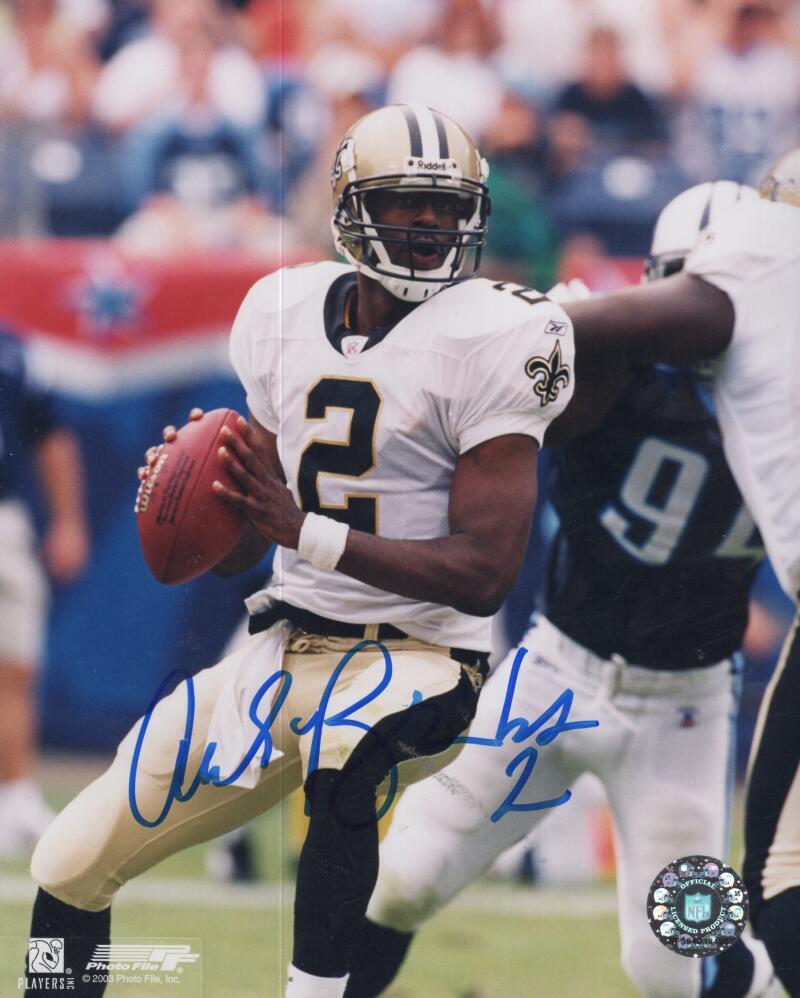 AARON BROOKS SAINTS SIGNED AUTOGRAPHED 8X10 PHOTO W/ COA