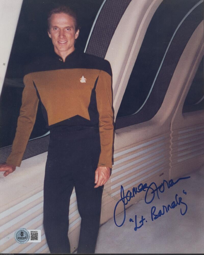 JAMES HORAN "LT. BARNALY" SIGNED AUTOGRAPHED 8X10 PHOTO BECKETT BR54023