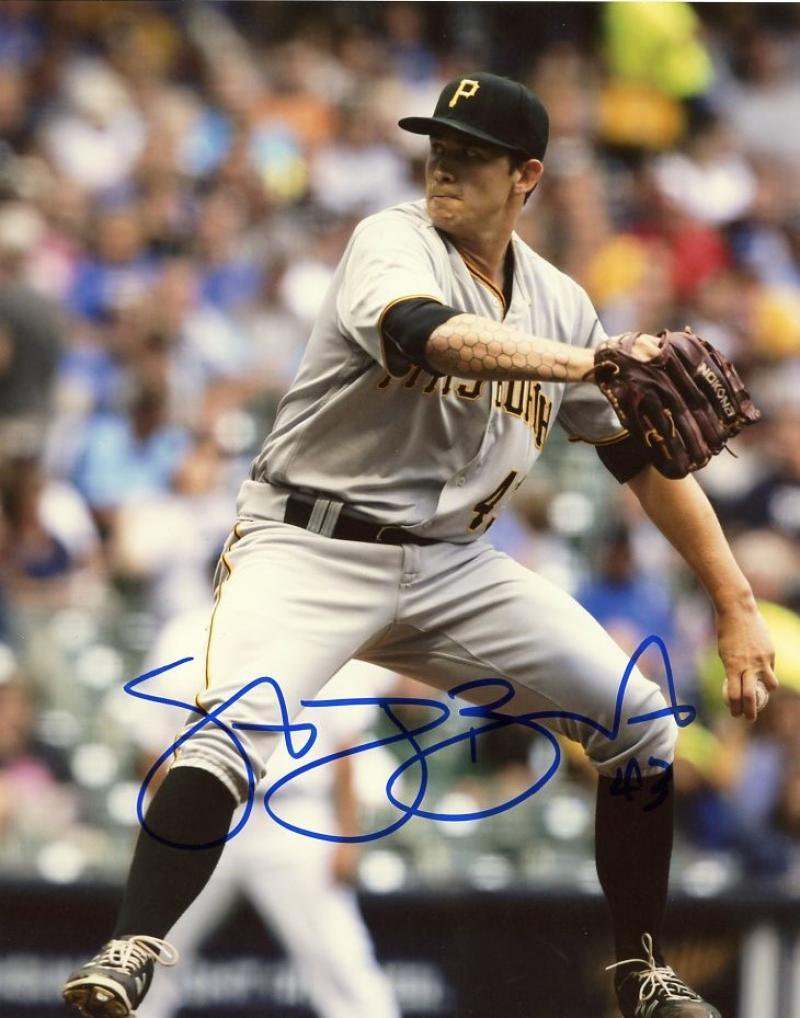 STEVE BRAULT PITTSBURGH PIRATES SIGNED AUTOGRAPHED ACTION 8X10 PHOTO W/COA 