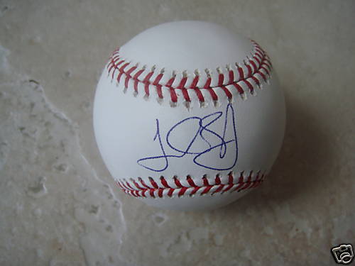 JORDAN SCHAFER ATLANTA BRAVES OFFICIAL SIGNED ML BALL